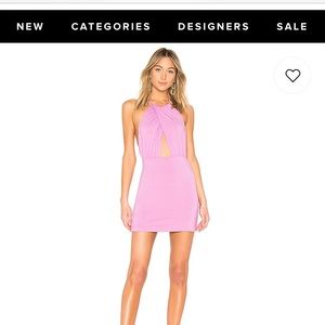 Rosie Halter Mini Dress from Revolve